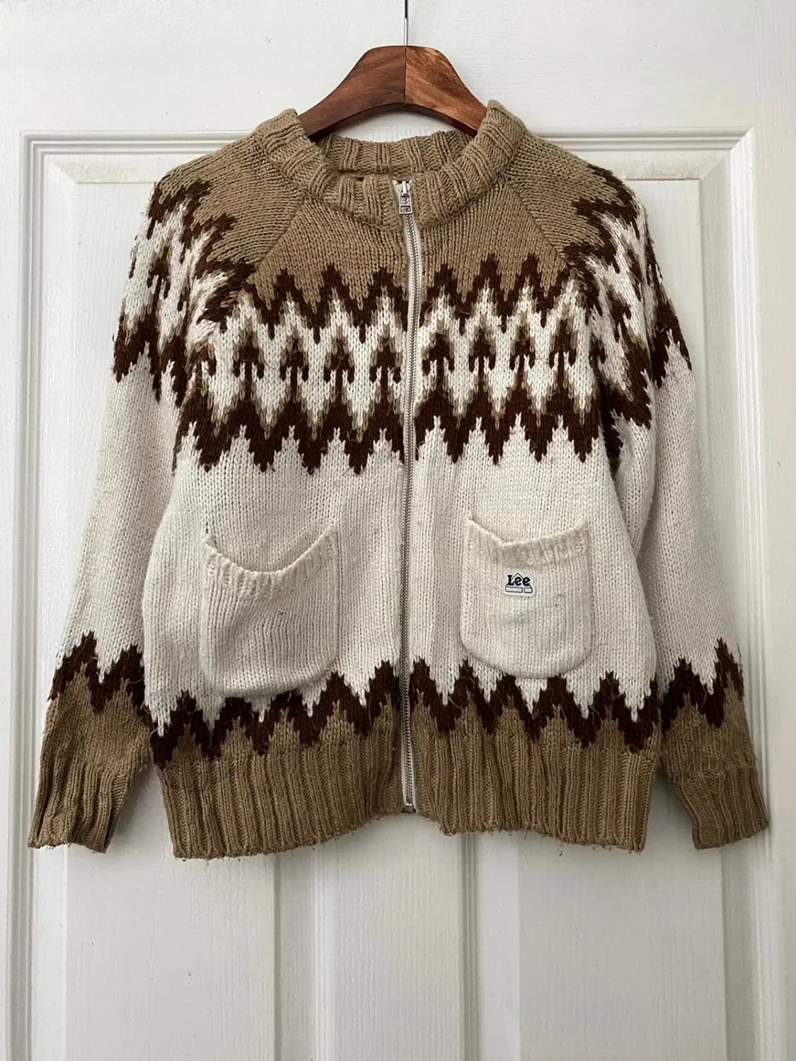 리 빈티지 패턴 니트 집업 (Woman XS) / [11725] 상품이미지2