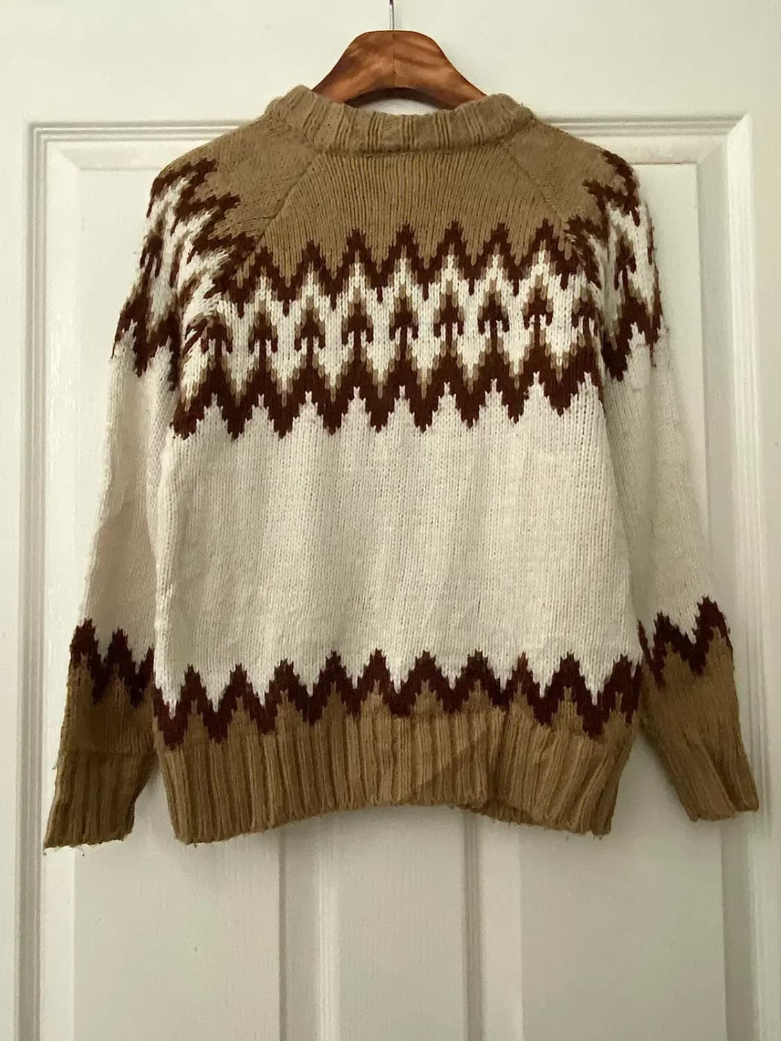 리 빈티지 패턴 니트 집업 (Woman XS) / [11725] 상품이미지5