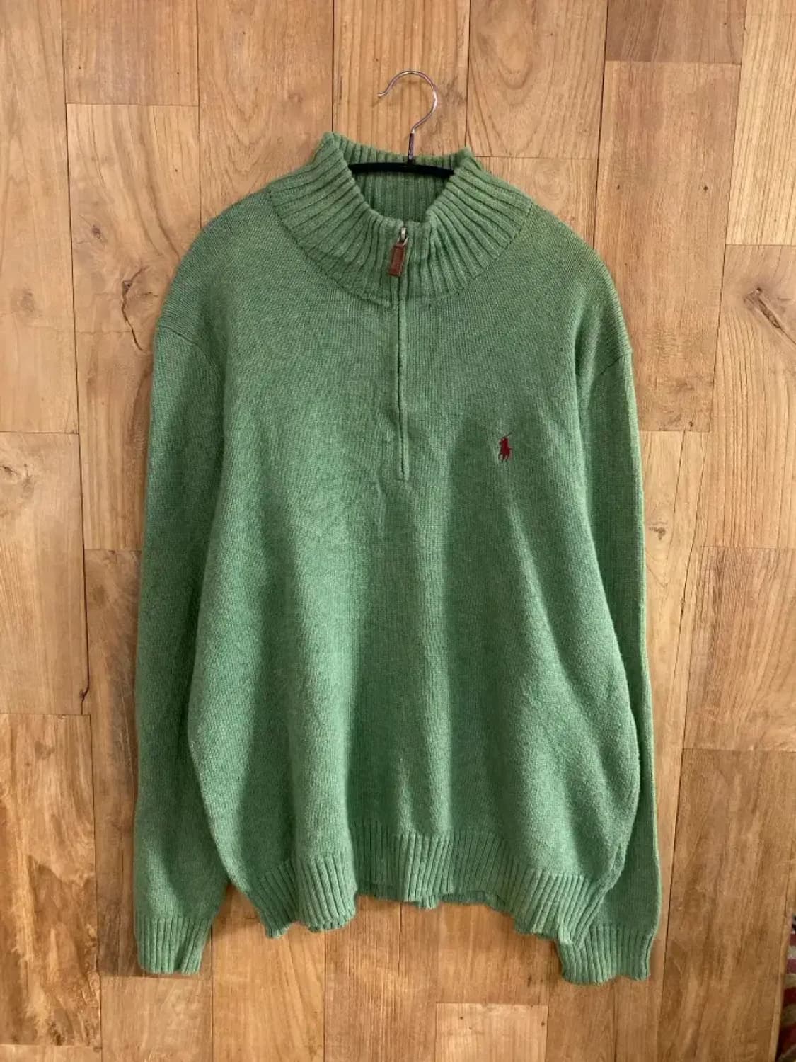 폴로 반집업 니트 상품이미지1