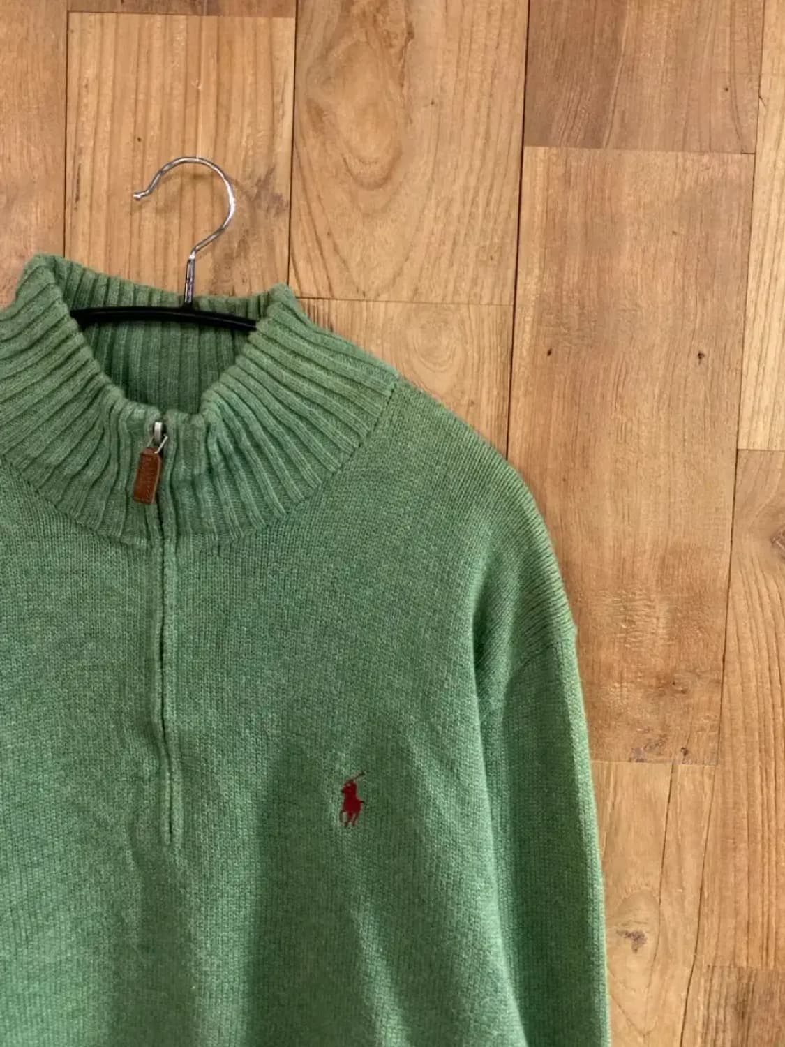 폴로 반집업 니트 상품이미지3