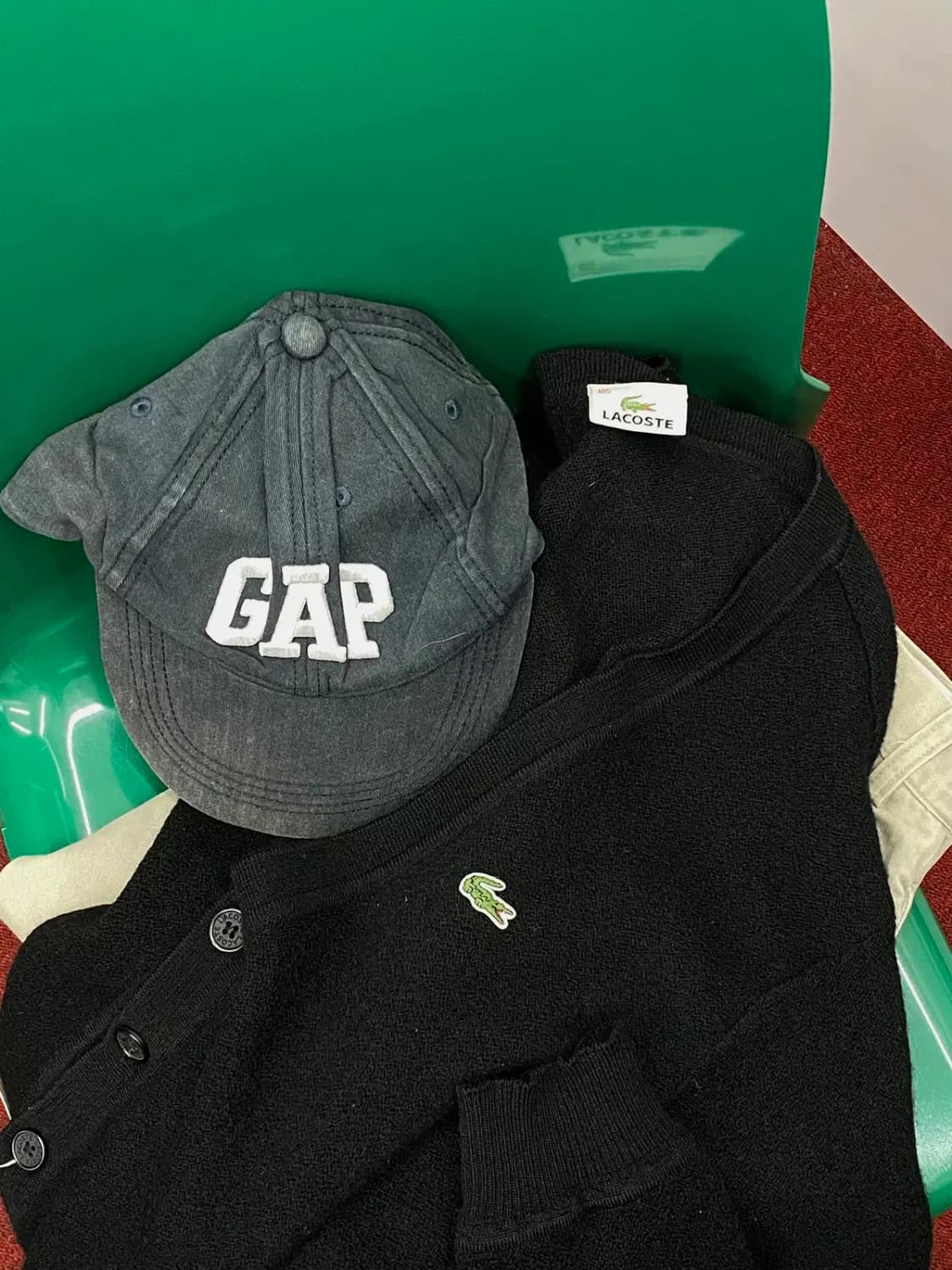 라코스테 브이넥 가디건 (Man XL) / [11761] 상품이미지1