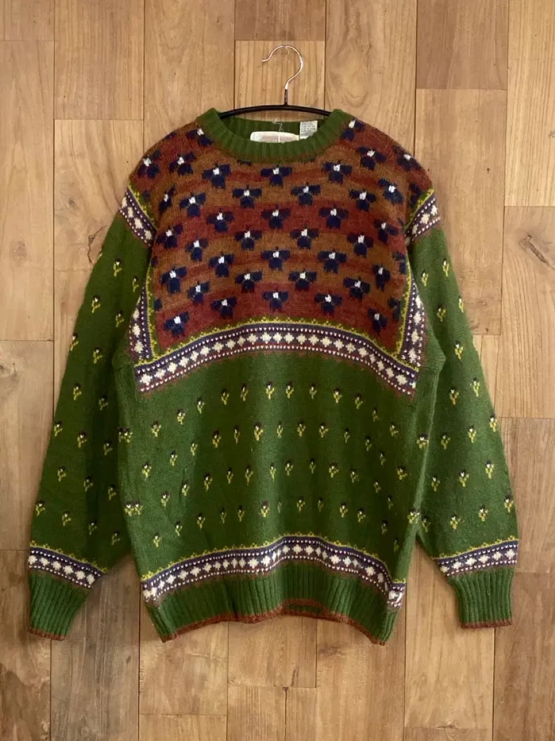 패턴 니트 (B0067) 상품이미지1