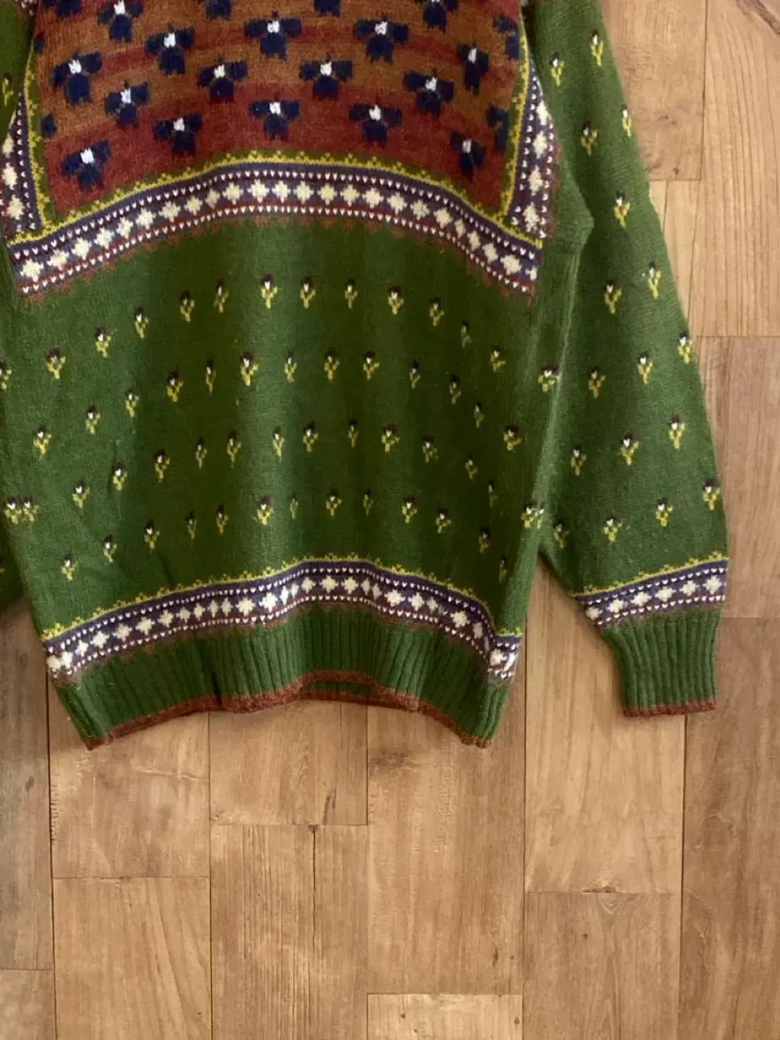 패턴 니트 (B0067) 상품이미지4