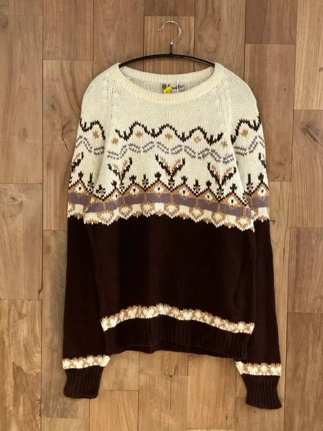 패턴 니트 (B0080) 상품이미지1