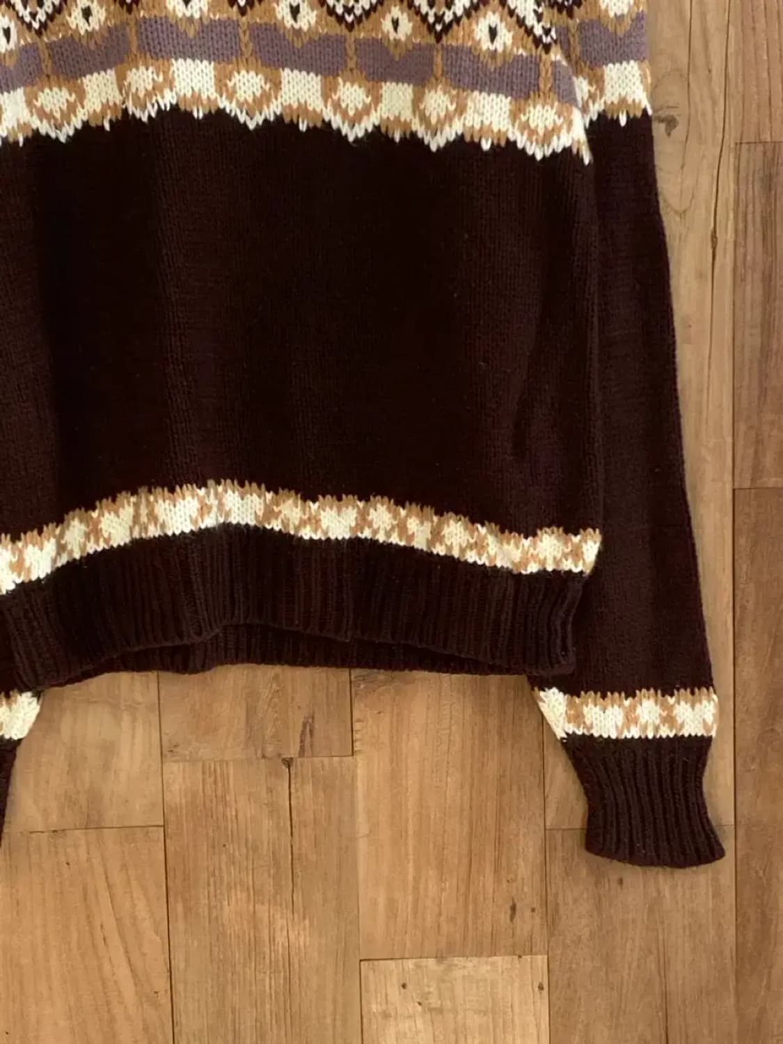 패턴 니트 (B0080) 상품이미지4