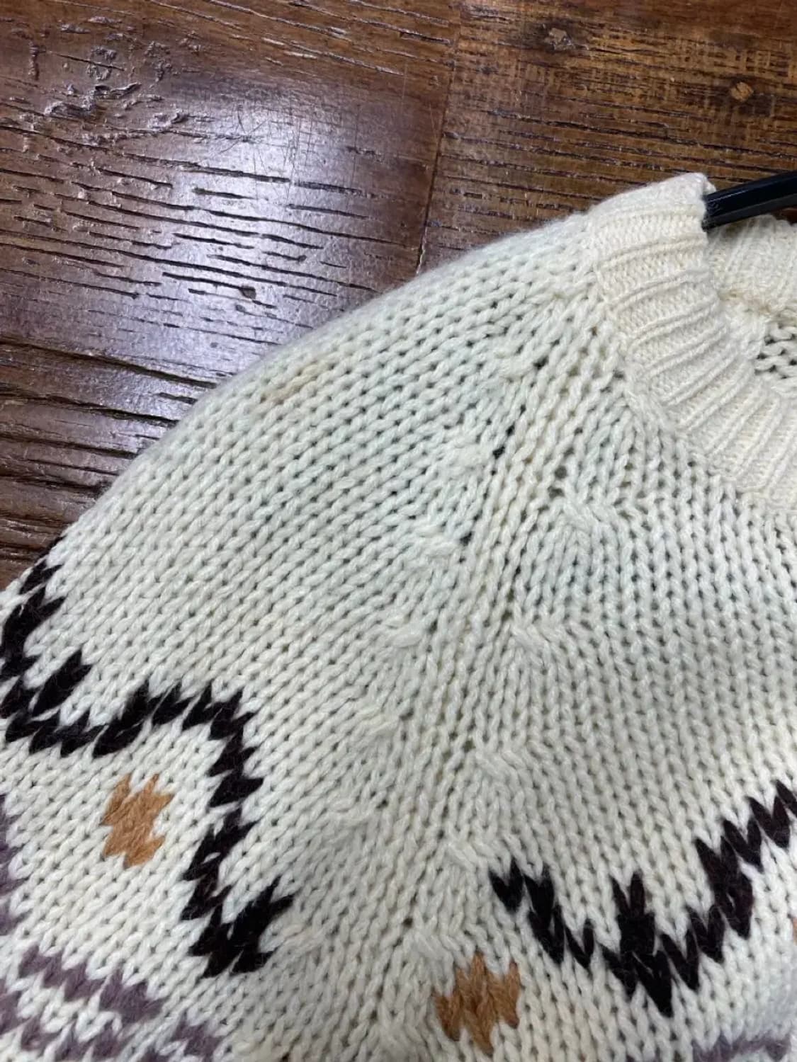 패턴 니트 (B0080) 상품이미지5