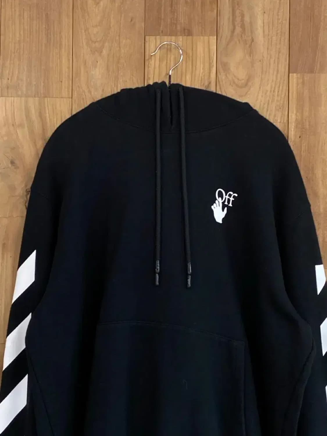 오프화이트 후드 티셔츠 (B0088) 상품이미지2