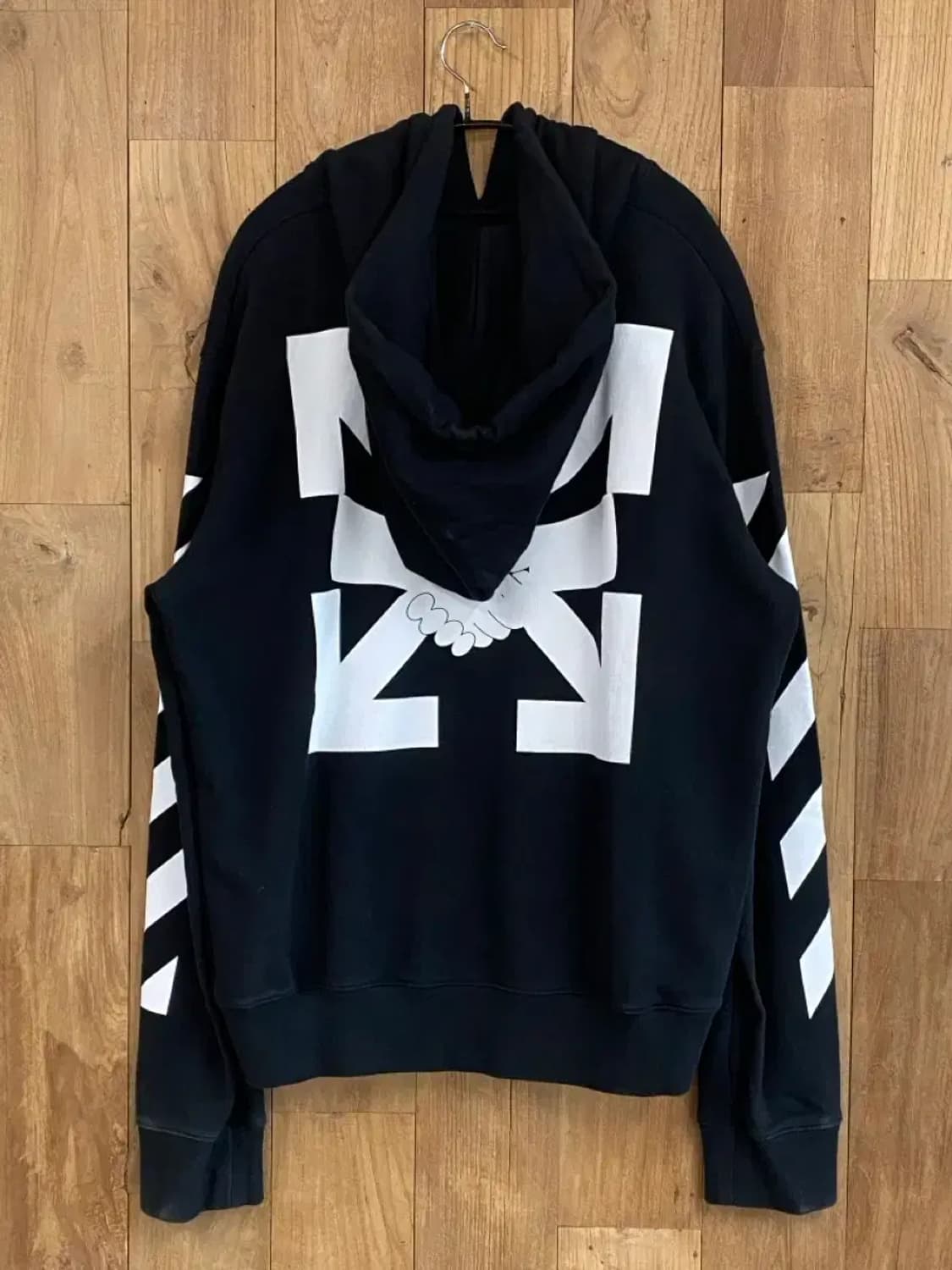 오프화이트 후드 티셔츠 (B0088) 상품이미지4