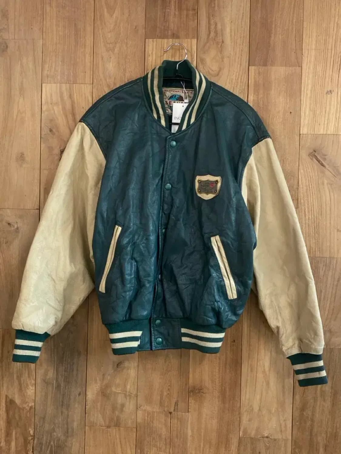 빈티지 리얼 레더 패치 가죽자켓 (B0097) 상품이미지1