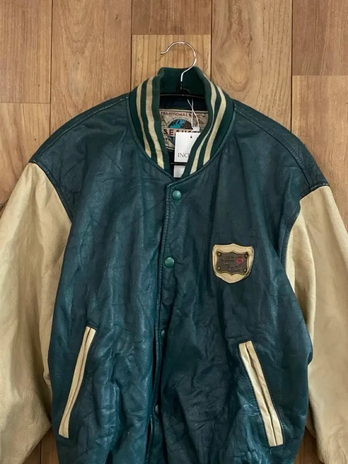 빈티지 리얼 레더 패치 가죽자켓 (B0097) 상품이미지2