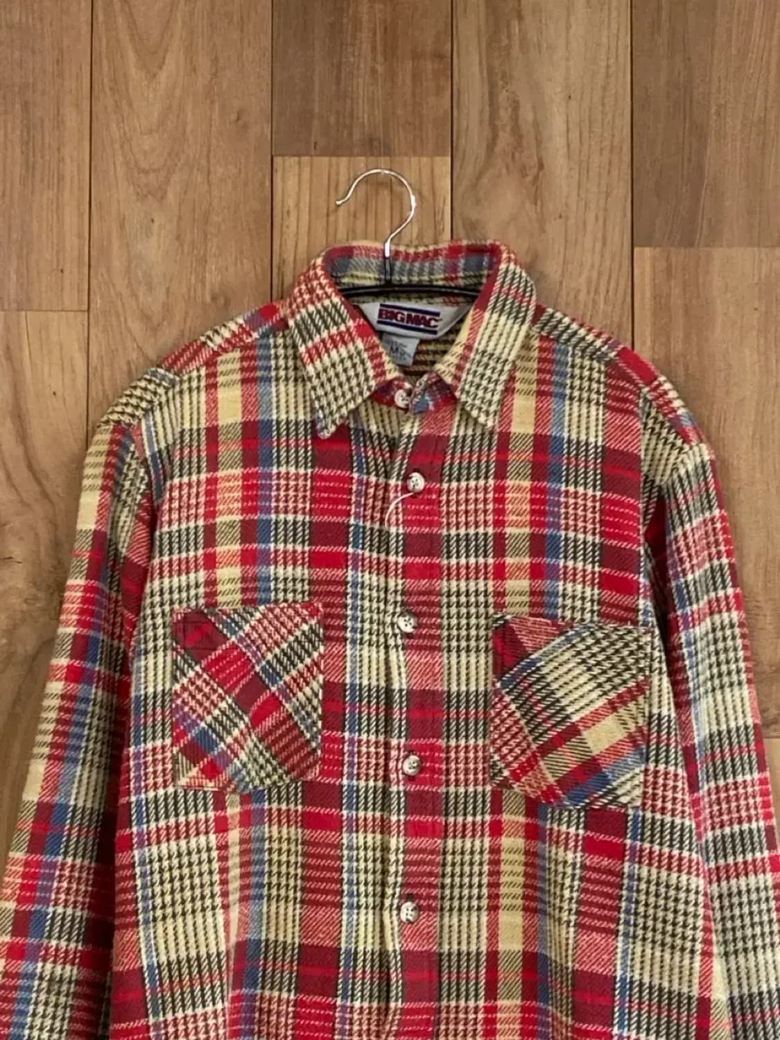 빅맥 체크 셔츠 (B0110) 상품이미지2