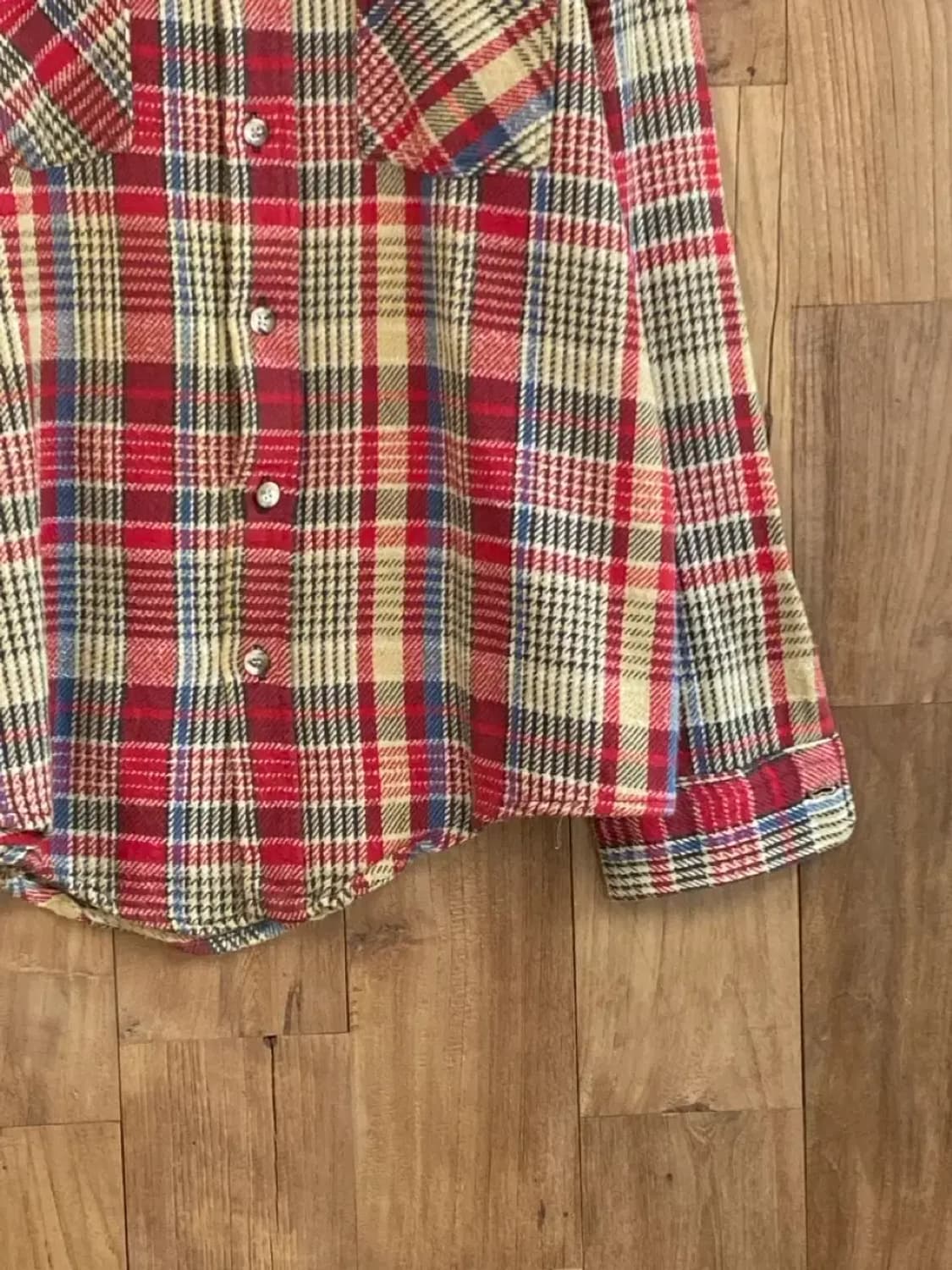 빅맥 체크 셔츠 (B0110) 상품이미지3