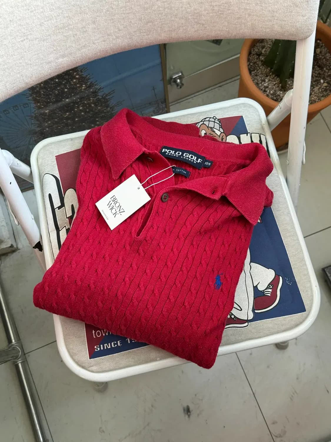 폴로 랄프로렌 꽈배기 피케 니트 (Man 2XL) / [11783] 상품이미지5