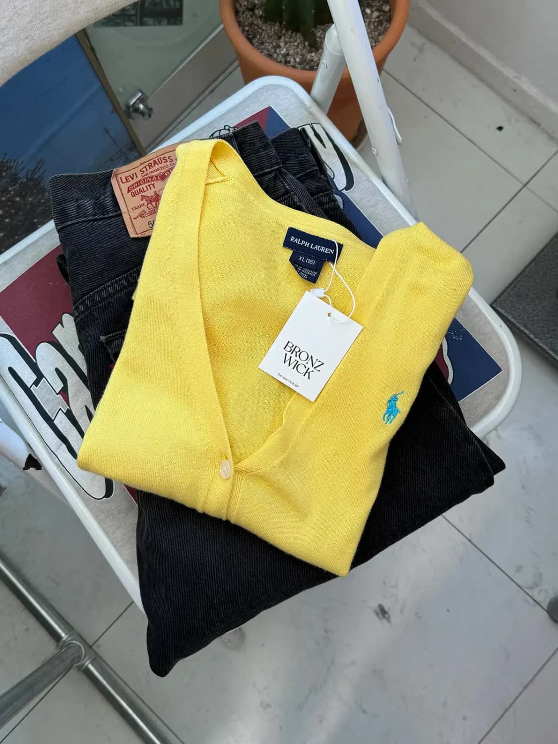 폴로 랄프로렌 포켓 가디건 (Woman M) / [11799] 상품이미지1