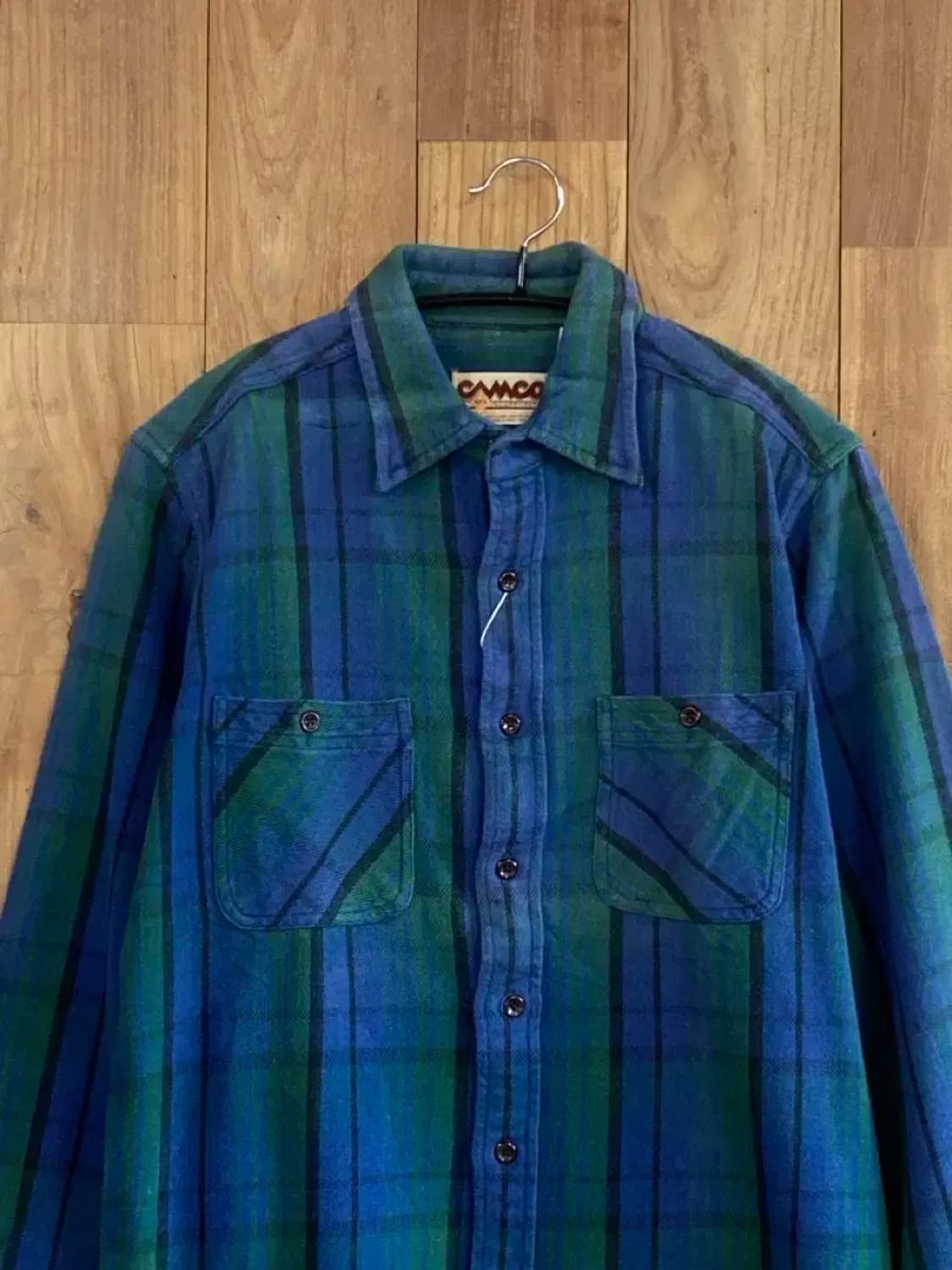 캄코 플란넬 체크 셔츠 (B0130) 상품이미지2