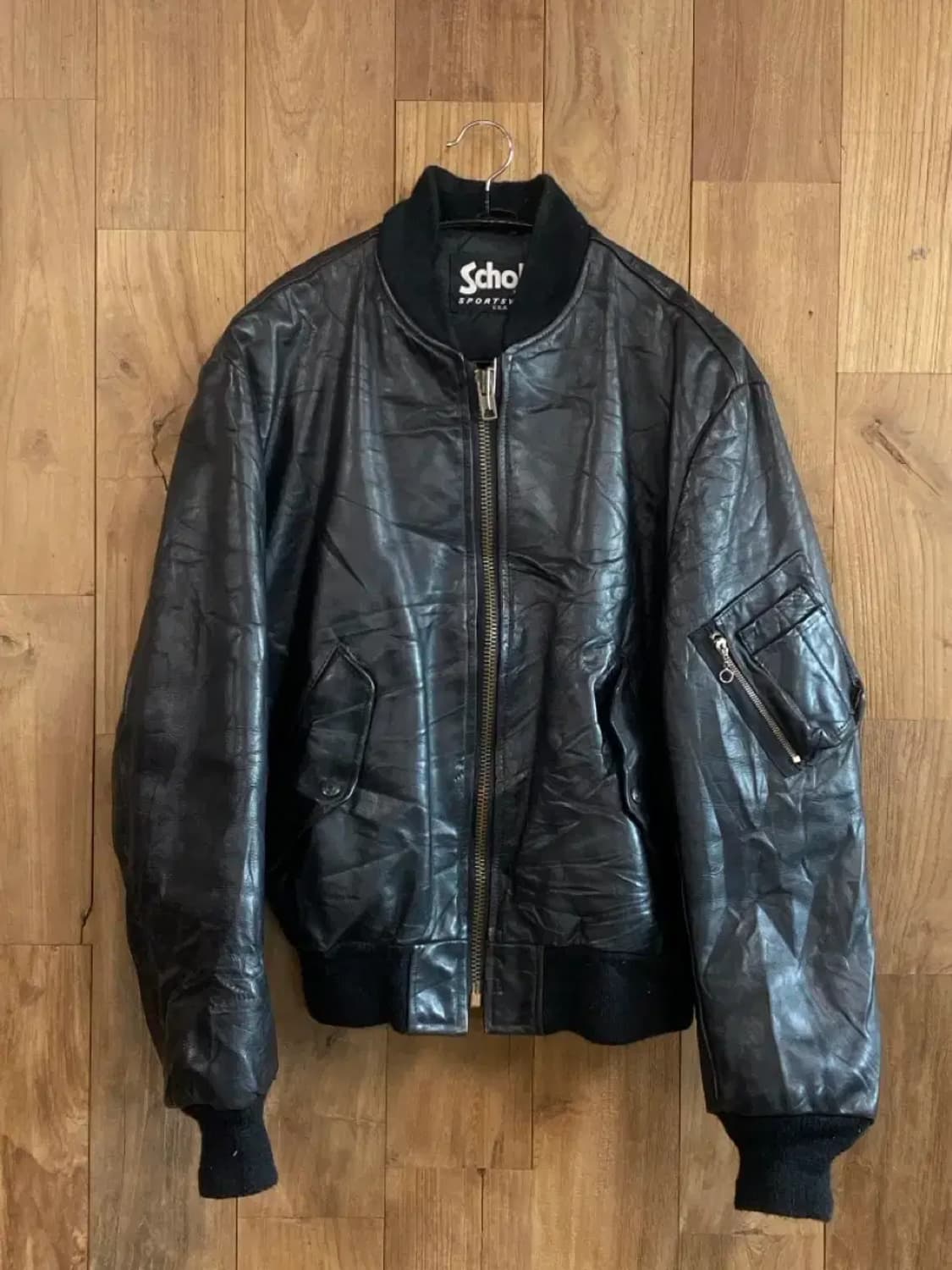 쇼트 레더자켓 (B0132) 상품이미지1