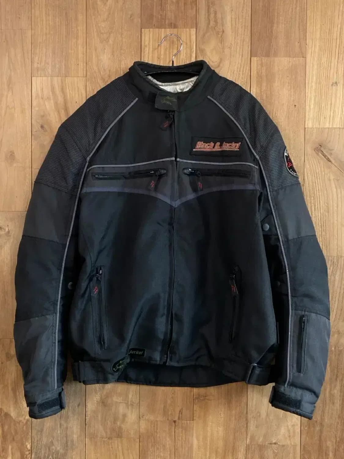 블랙 비자칼 라이딩 점퍼 (B0142) 상품이미지1