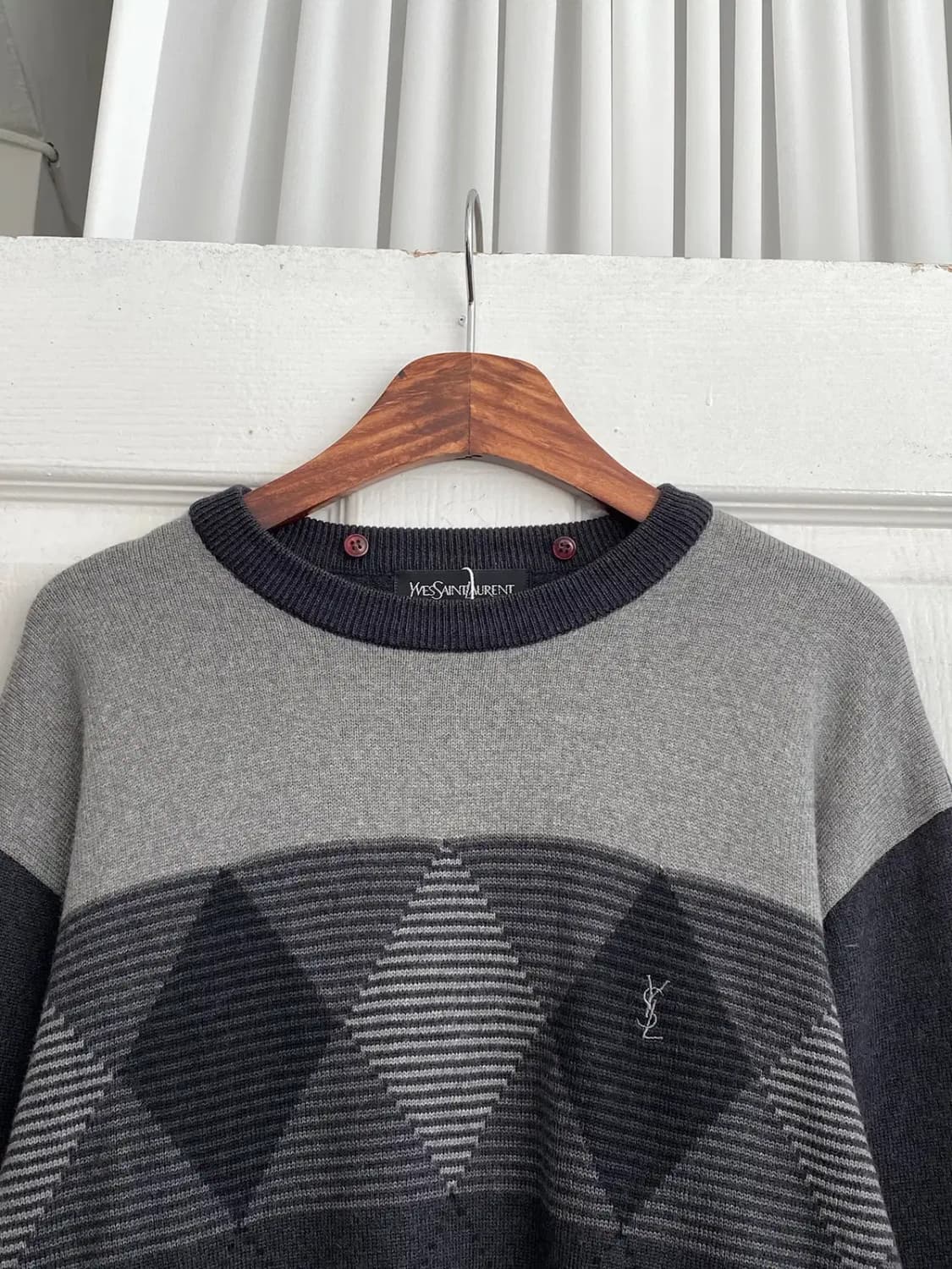 입생로랑 라운드 패턴 니트 (Man M ) / [11844] 상품이미지3