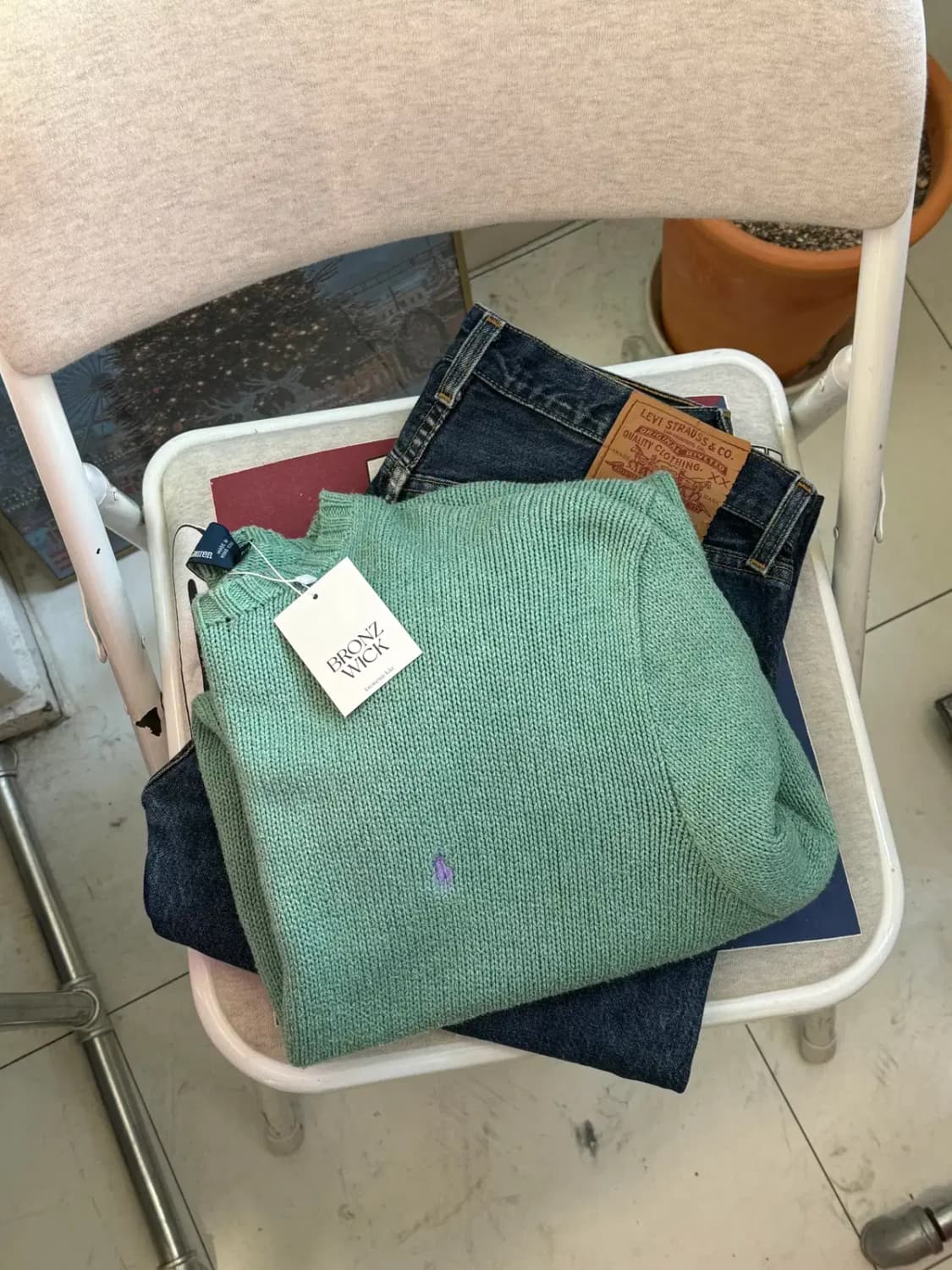 폴로 랄프로렌 라운드 니트 (Man 2XL) / [11859] 상품이미지1