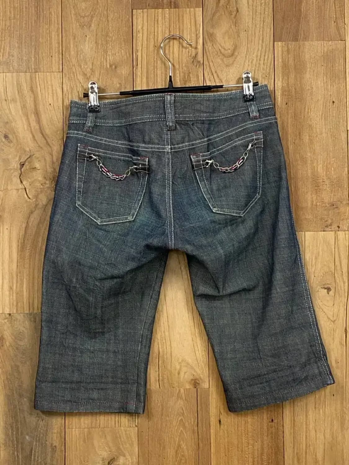 버버리 하프 데님 팬츠 (B0229) 상품이미지2