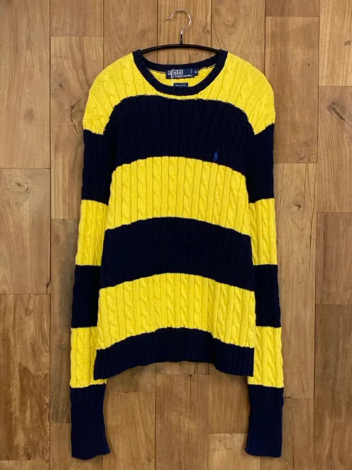 폴로 랄프로렌 스트라이프 라운드 니트 (B0240) 상품이미지1