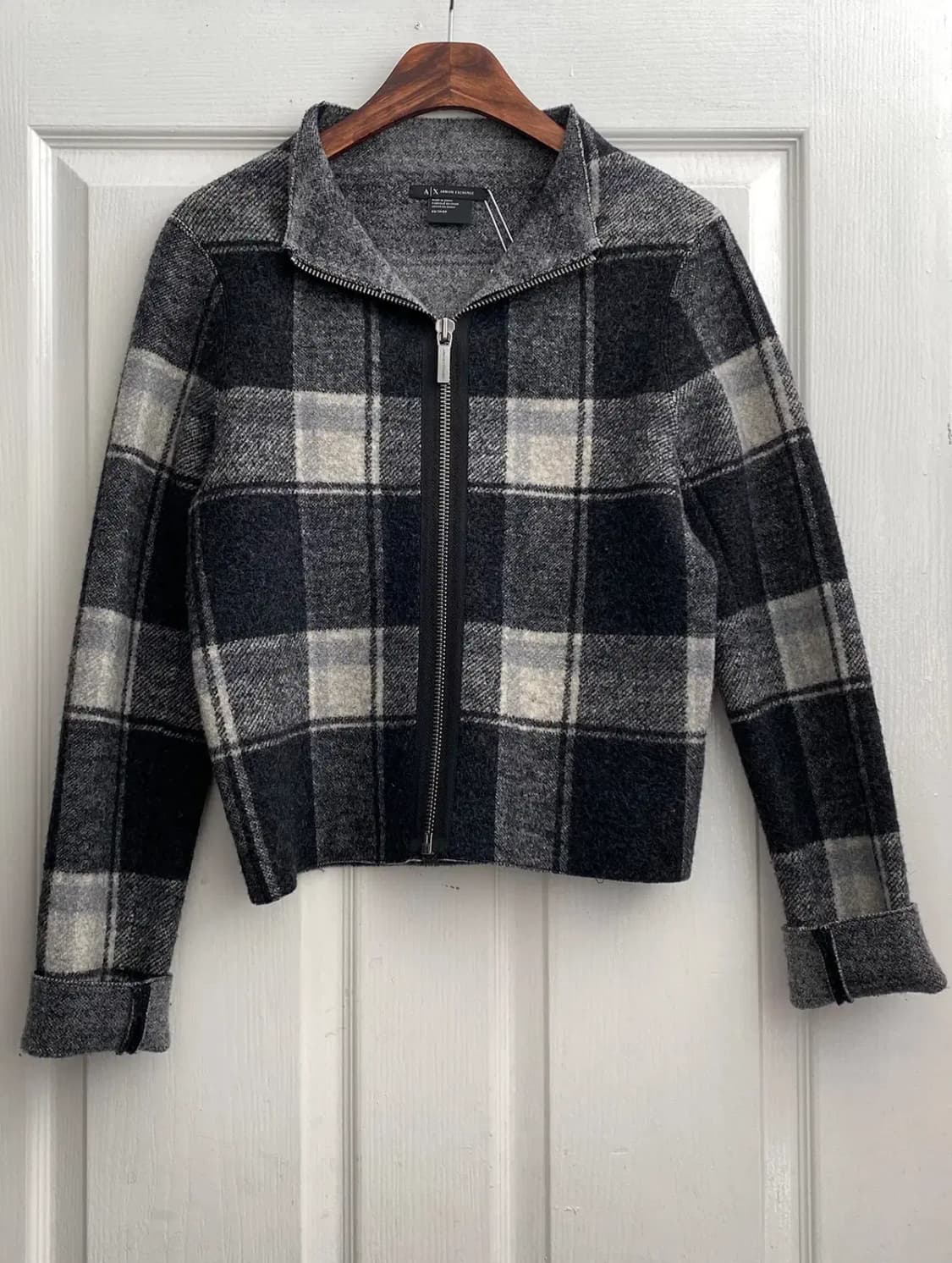 알마니 체크 울자켓 (Woman M) / [11879] 상품이미지1