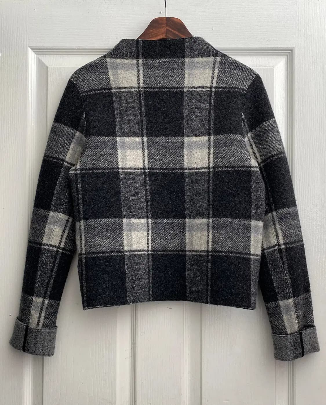 알마니 체크 울자켓 (Woman M) / [11879] 상품이미지4