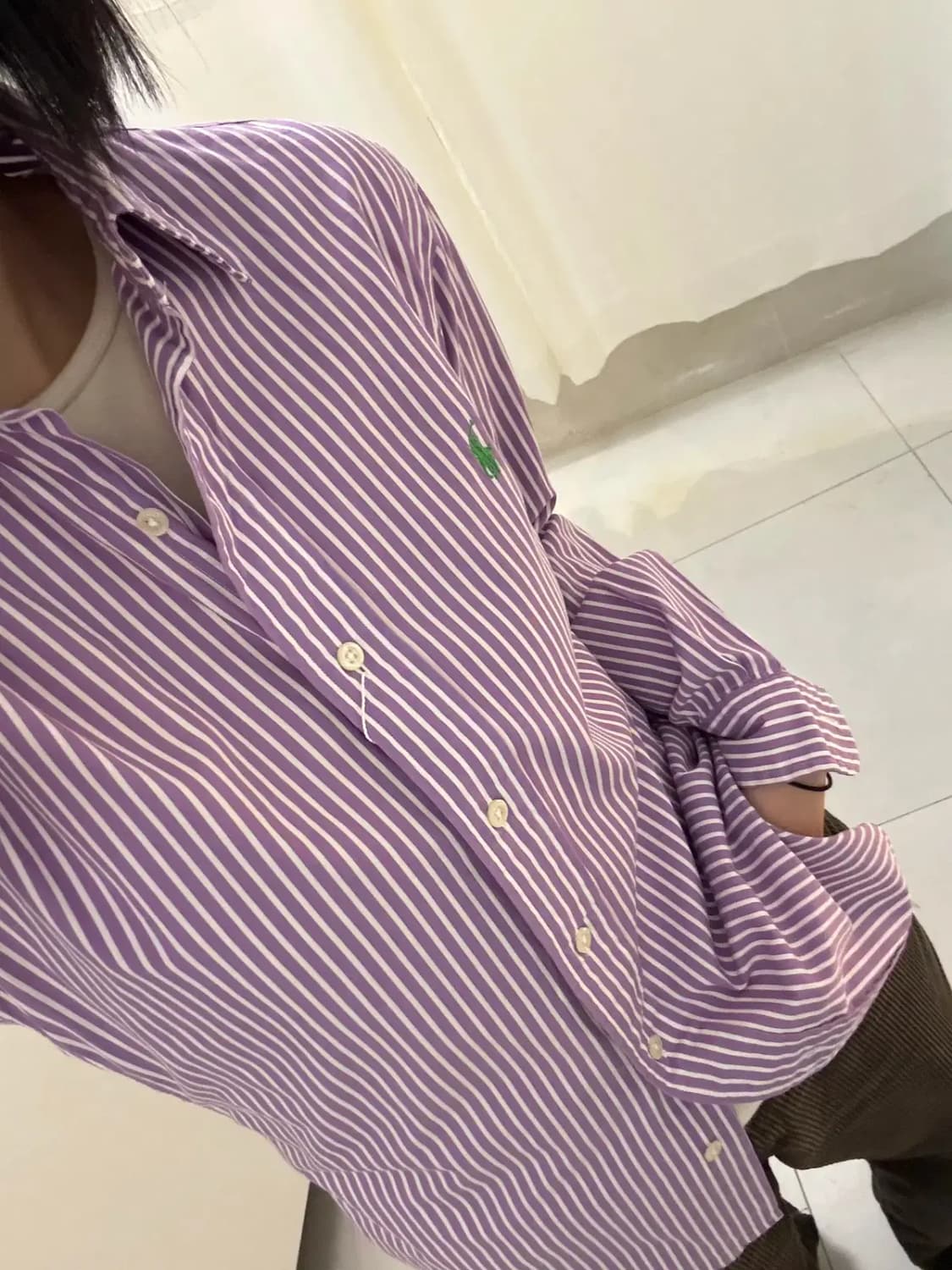 폴로랄프로렌 스트라이프 셔츠 (Woman L) / [11934] 상품이미지1