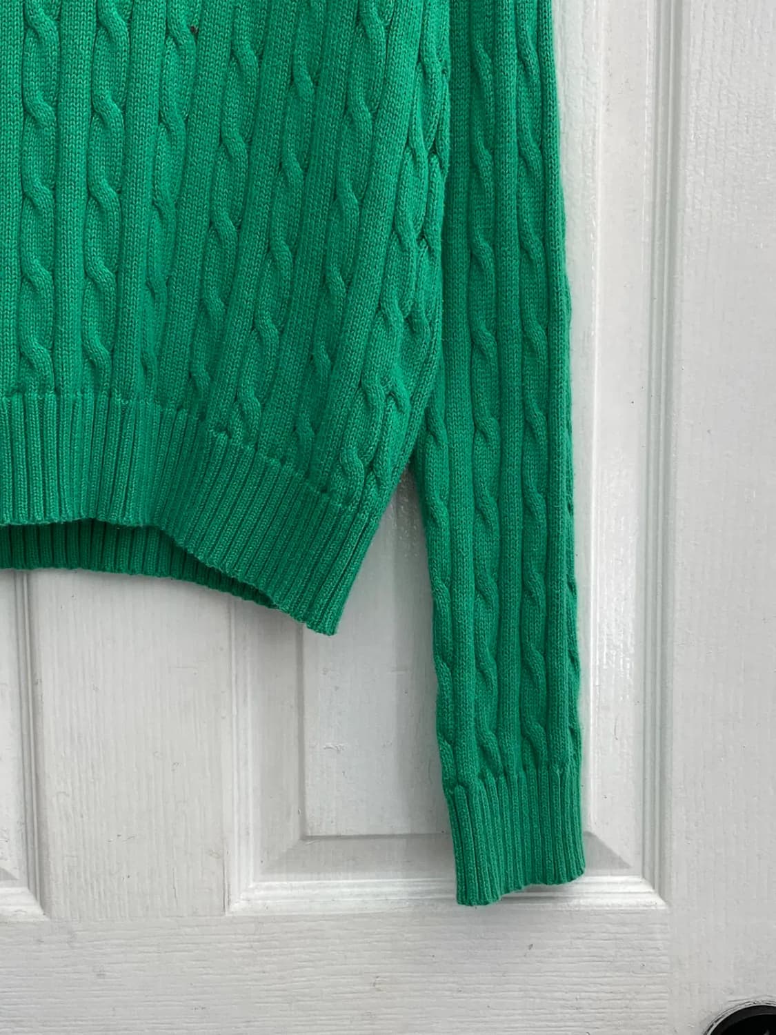 폴로 랄프로렌 브이넥 케이블 니트 (Woman XL) / [11910] 상품이미지4