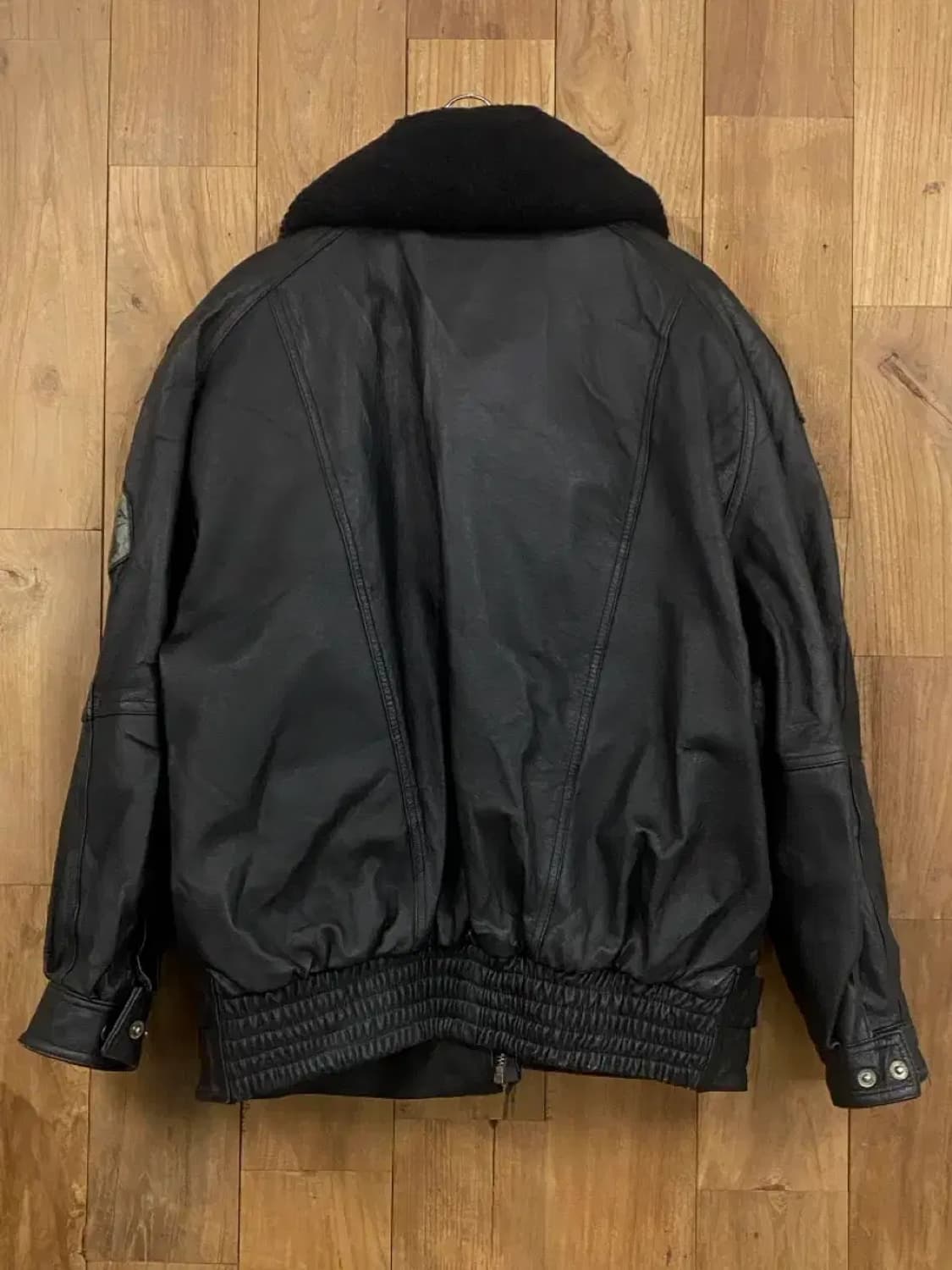 프린팅 레더 자켓 (B0276) 상품이미지4