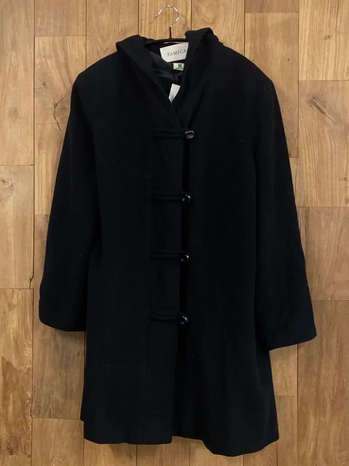 후드 버튼 코트 (B0309) 상품이미지1