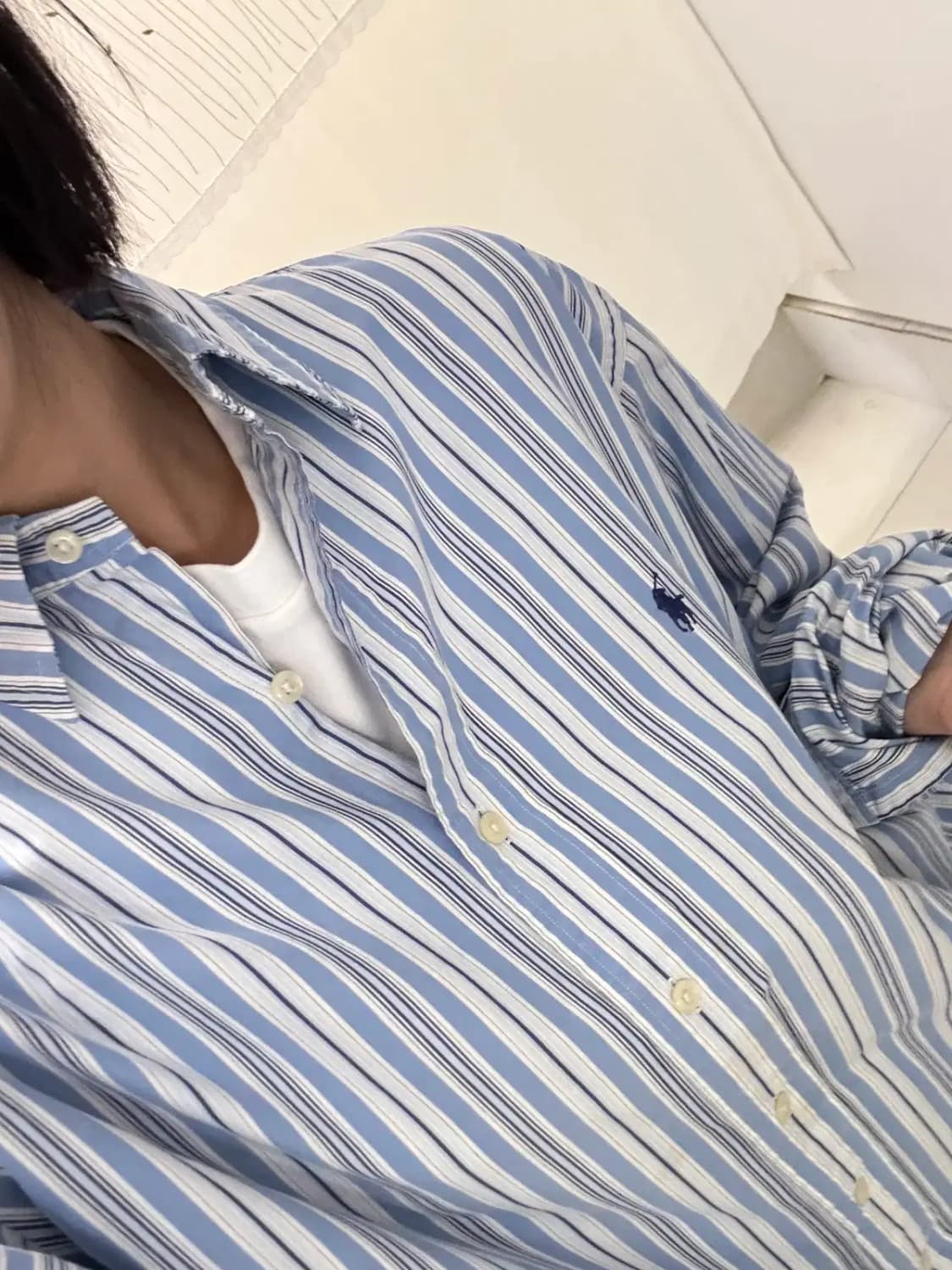 폴로 랄프로렌 세로 스트라이프 셔츠 (Man 2XL) / [11967] 상품이미지9