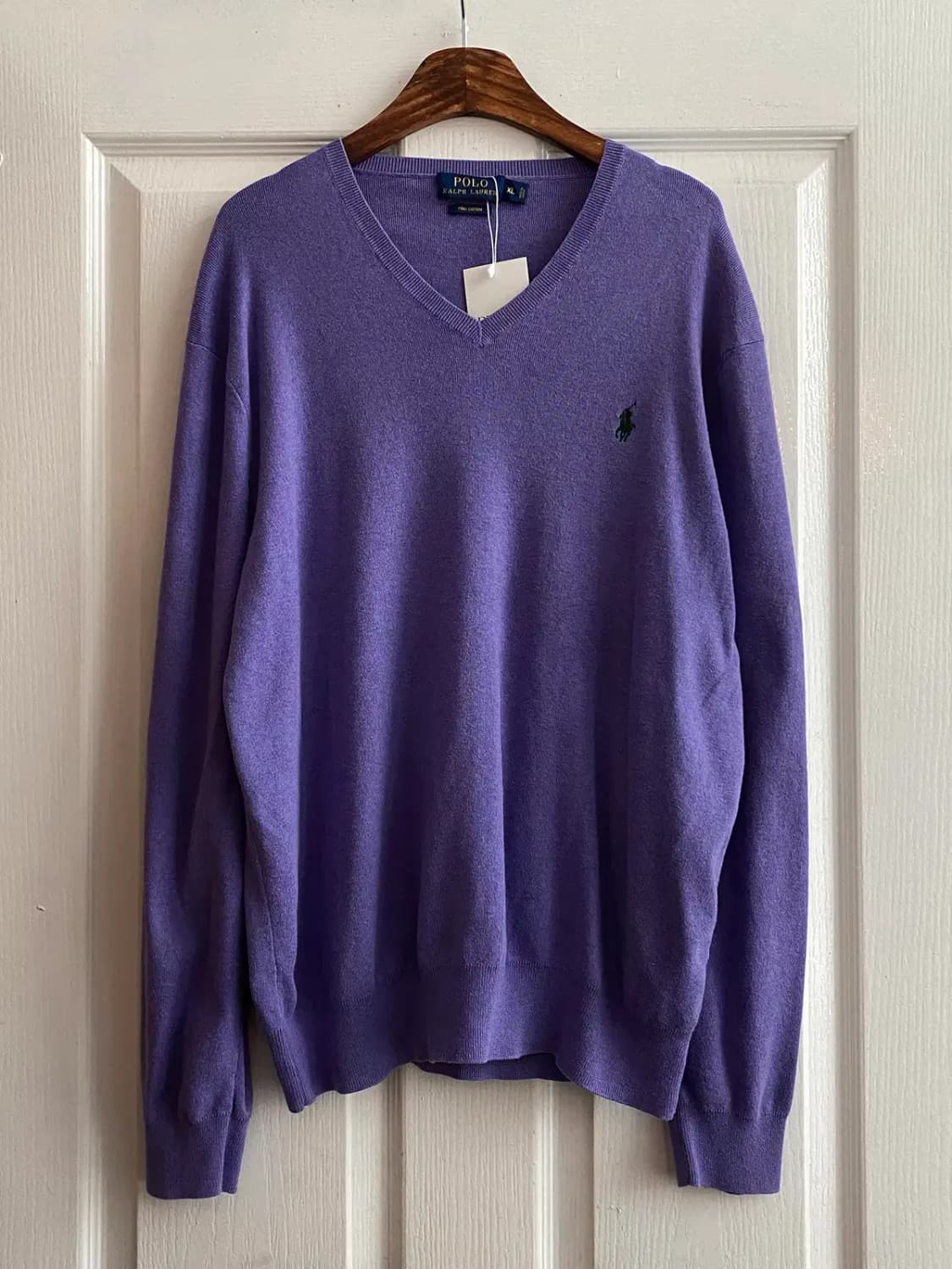폴로 랄프로렌 피마코튼 브이넥 니트 (Man L) / [11986] 상품이미지1