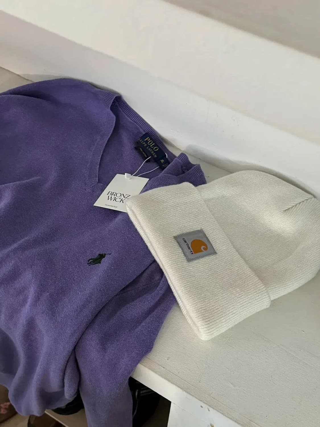 폴로 랄프로렌 피마코튼 브이넥 니트 (Man L) / [11986] 상품이미지10