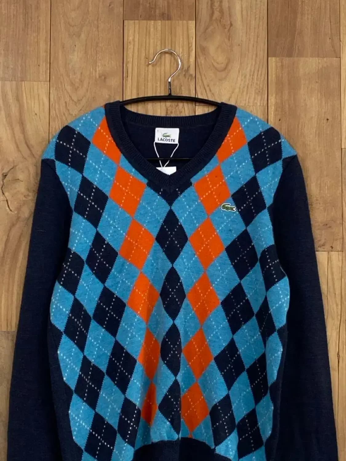 라코스테 아가일 니트 (B0331) 상품이미지2