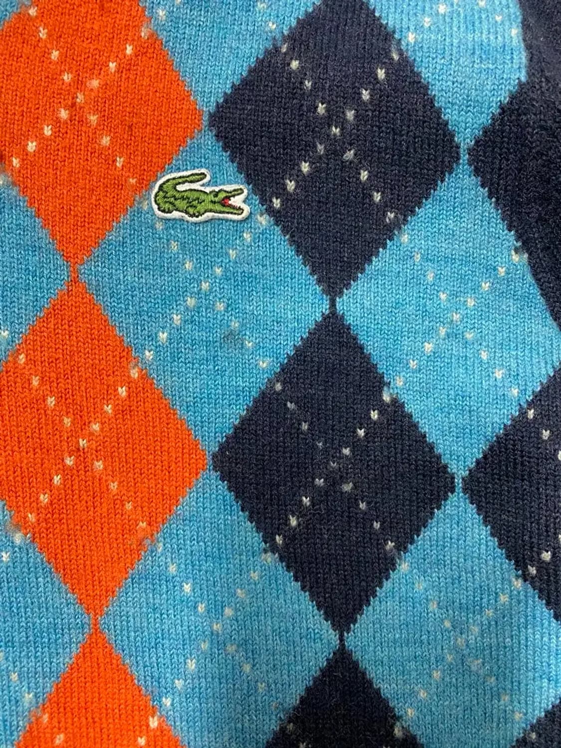 라코스테 아가일 니트 (B0331) 상품이미지5