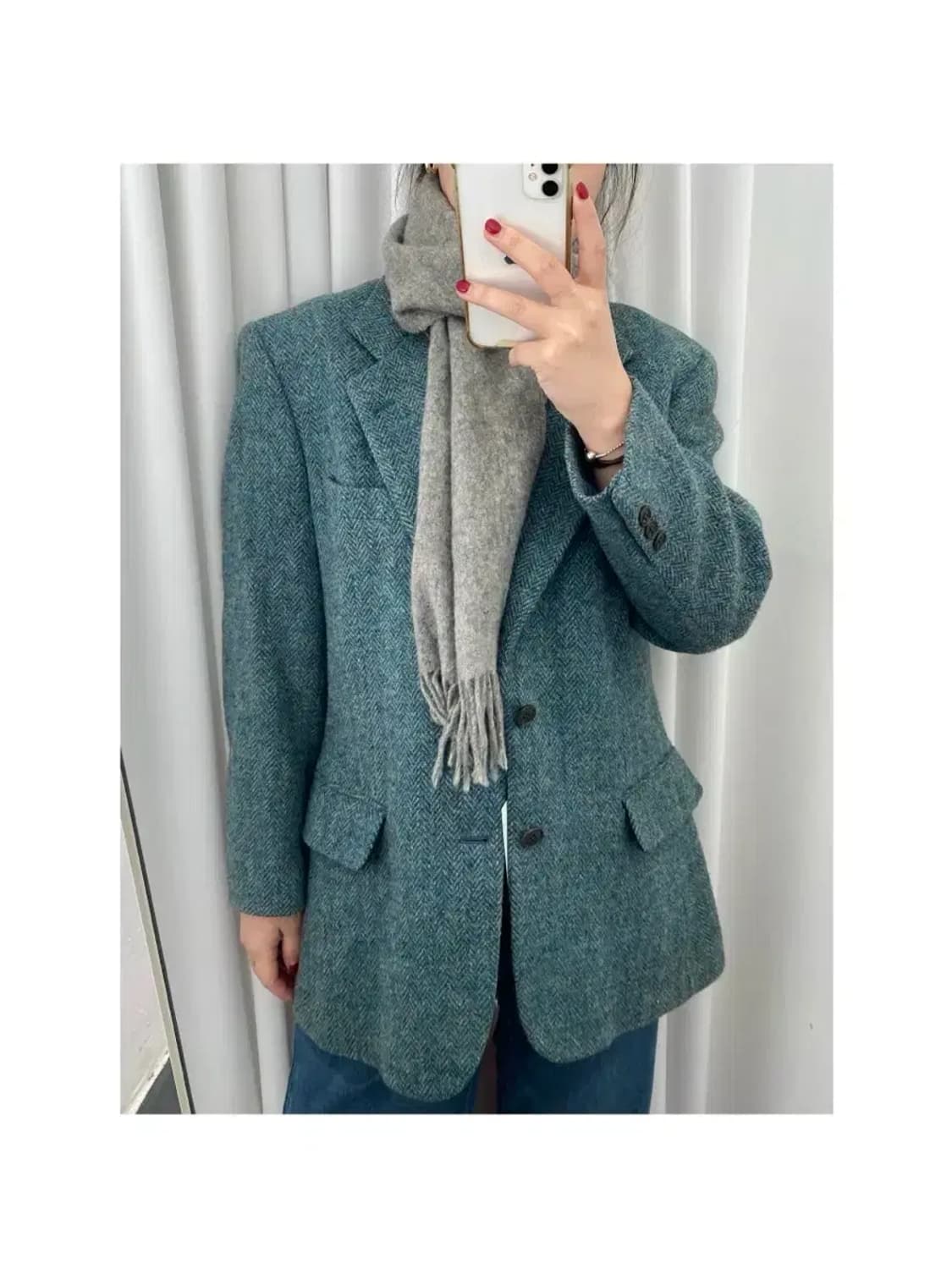 해리스 트위드 울 자켓 Man M [12094] 상품이미지1