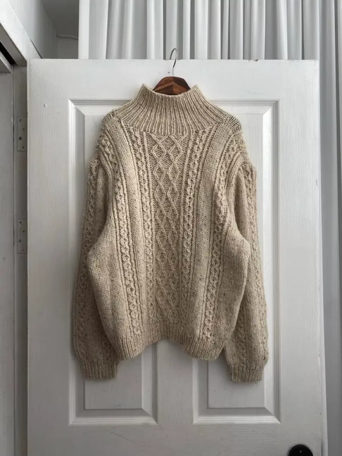 빈티지 하이넥 케이블 니트 Man XL [12106] 상품이미지3