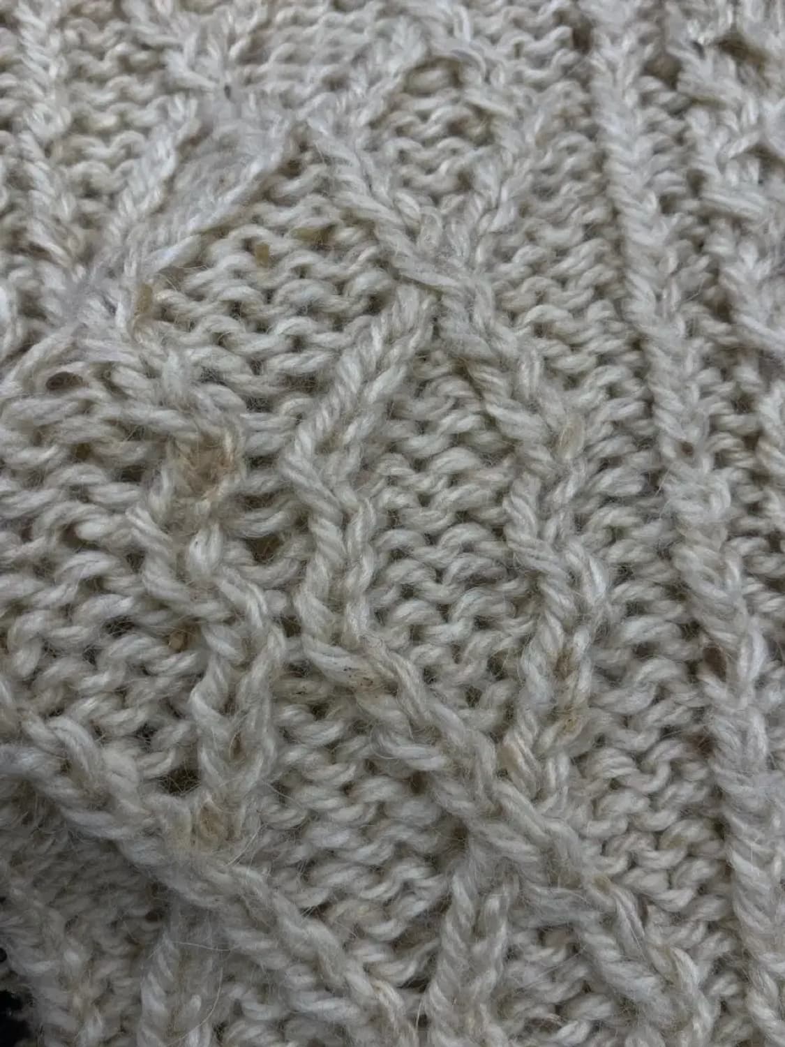 빈티지 하이넥 케이블 니트 Man XL [12106] 상품이미지6