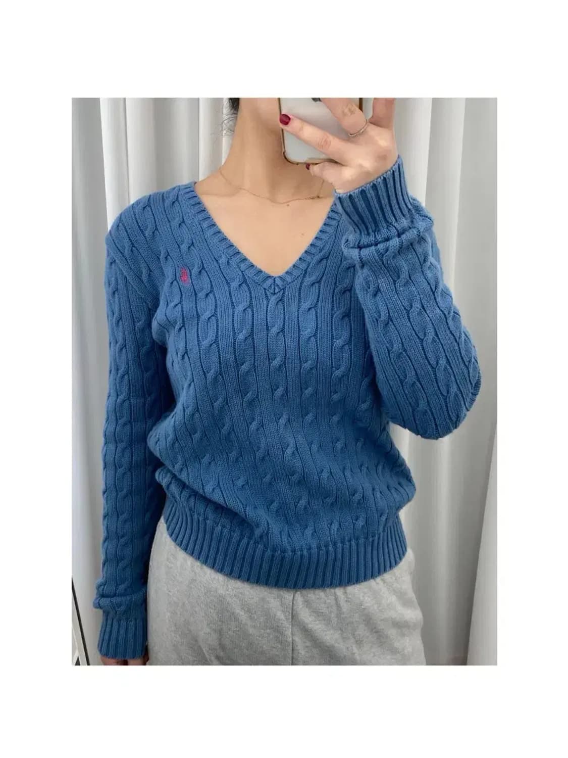 폴로 랄프로렌 케이블 니트 Woman L [12112] 상품이미지1