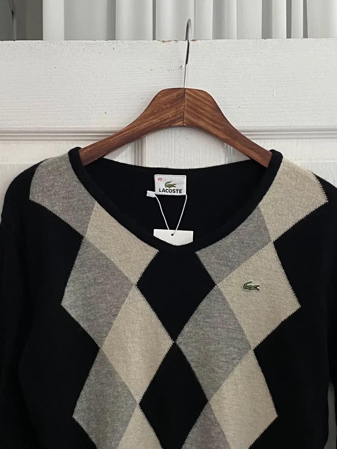 라코스테 아가일 니트 (Woman M) / [12027] 상품이미지4