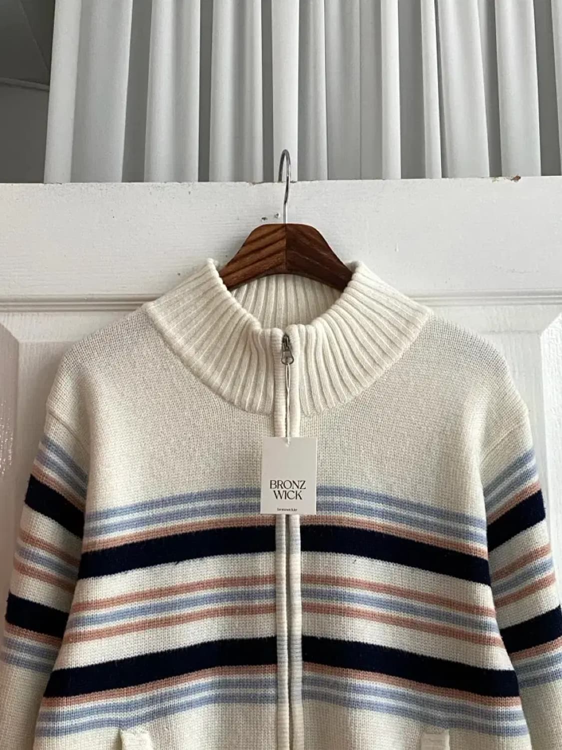 빈티지 니트 집업 Man M [12117] 상품이미지4