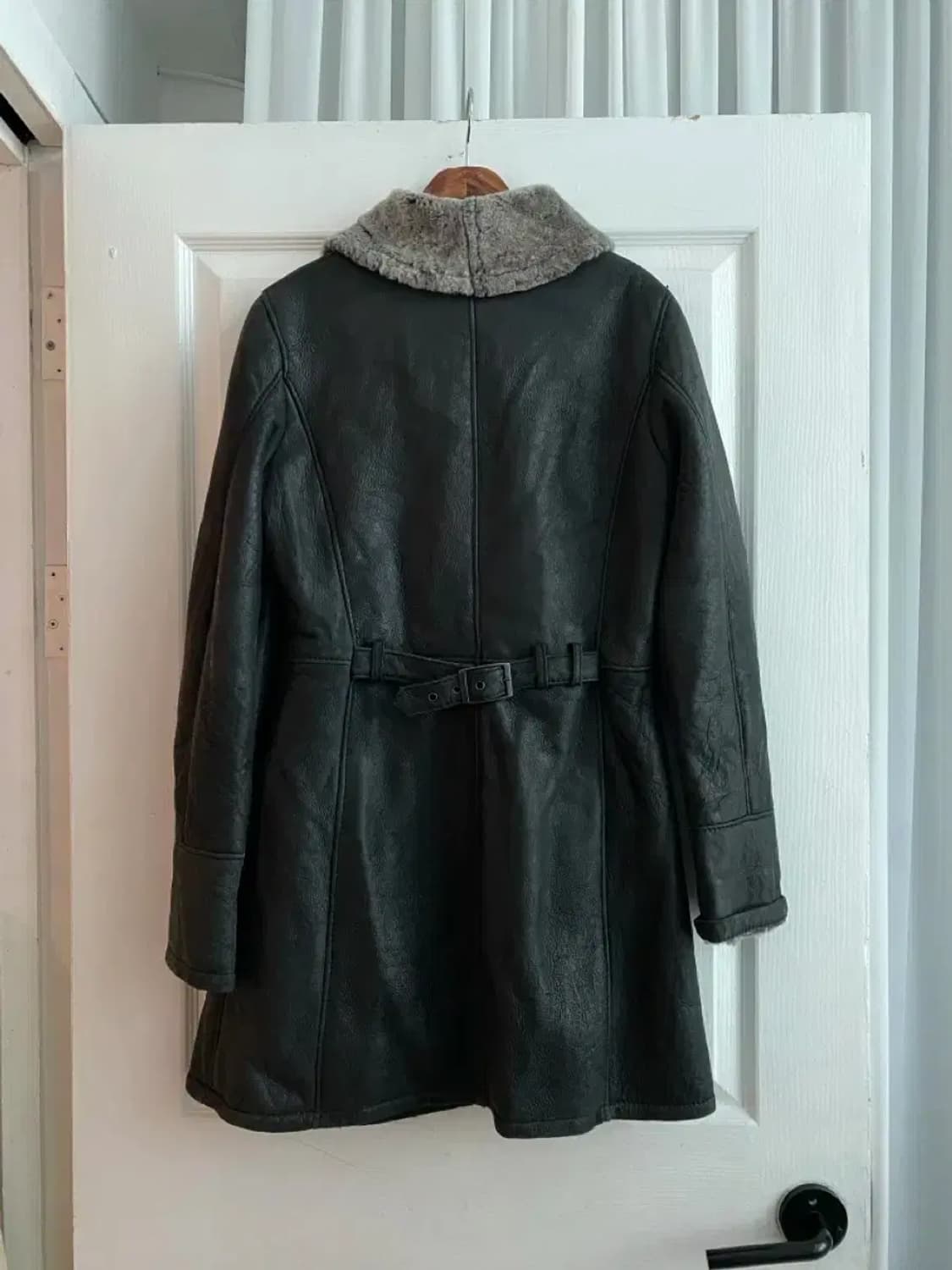 빈티지 램스킨 무스탕 코트 Woman M [12124] 상품이미지3