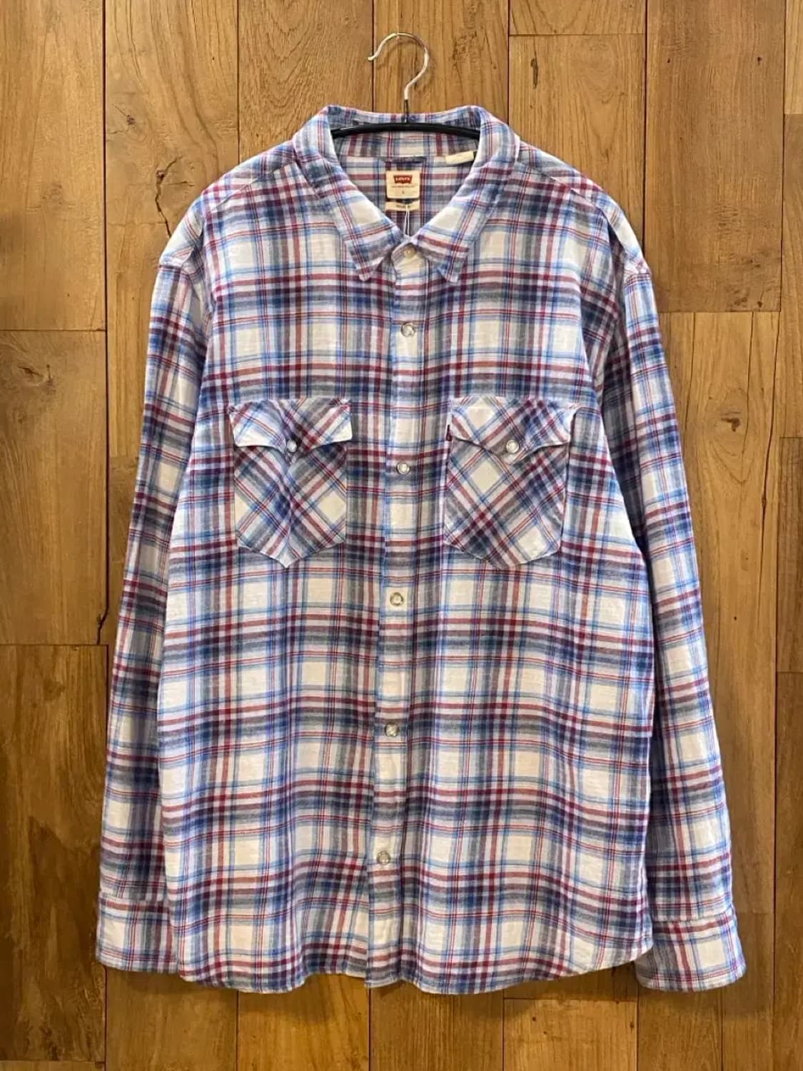 리바이스 체크 셔츠 (B0468) 상품이미지1