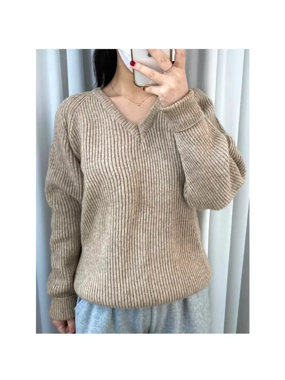 빈티지 브이넥 니트 Man M [12127] 상품이미지1