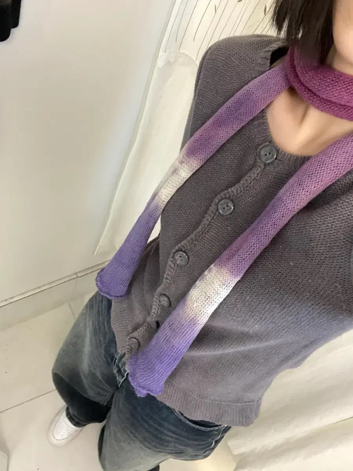 빈티지 반소매 니트 Woman S [12141] 상품이미지1