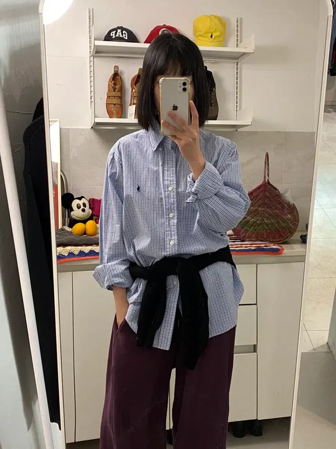 폴로 랄프로렌 잔체크 셔츠 Man 2XL [12144] 상품이미지2