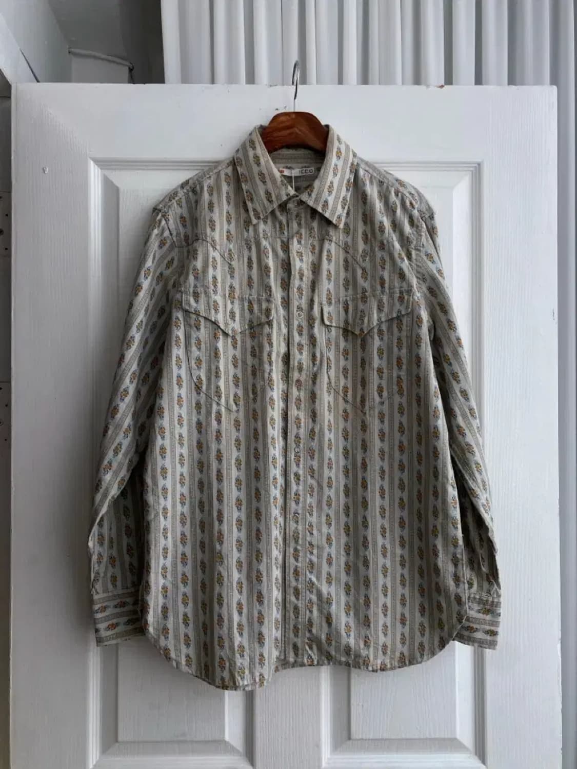 빈티지 패턴 셔츠 Man M [12150] 상품이미지3