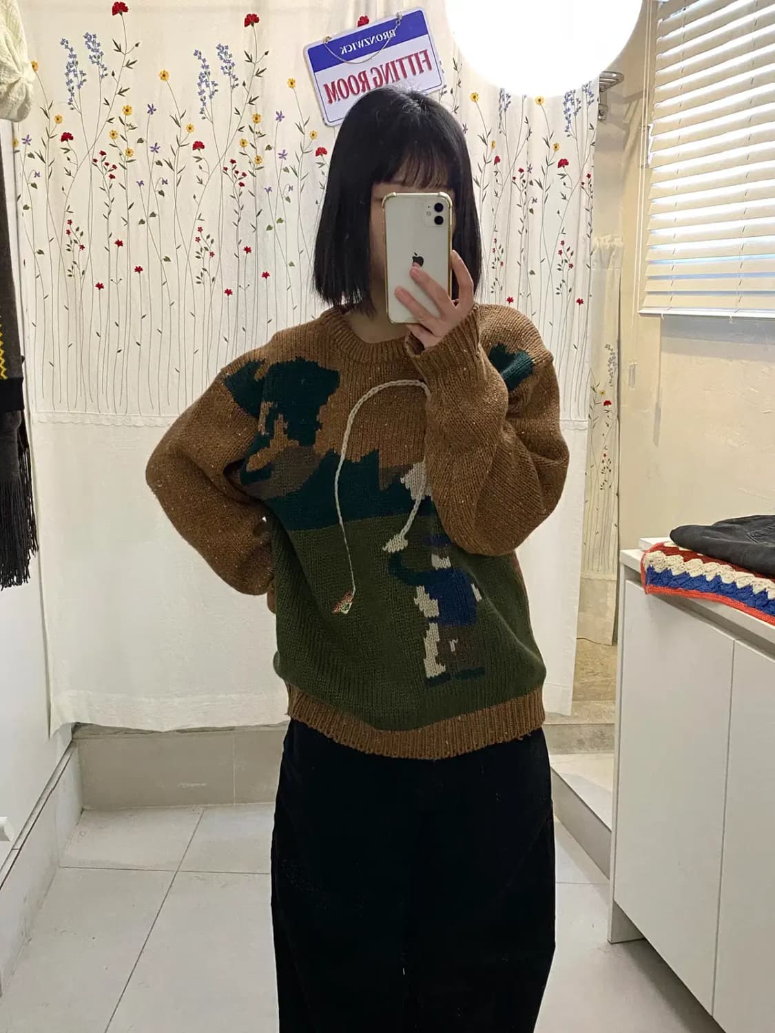 빈티지 윈터 니트 Man M [12155] 상품이미지1