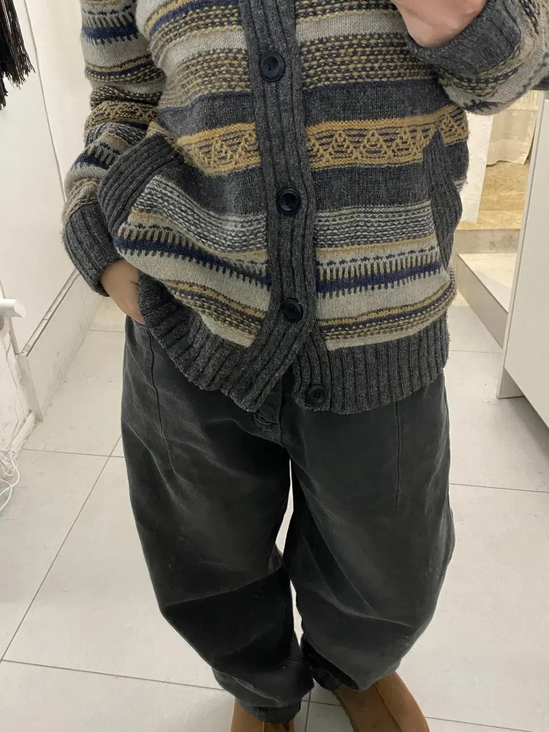 빈티지 윈터 니트 가디건 Man M (12167) 상품이미지1